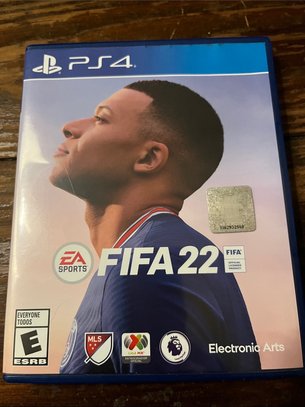 Sony PS4 FIFA 22 Game Case - Blue and White